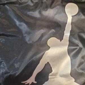 Nike Air Jordan Jumpman Drawstring Bag Black and Grey New